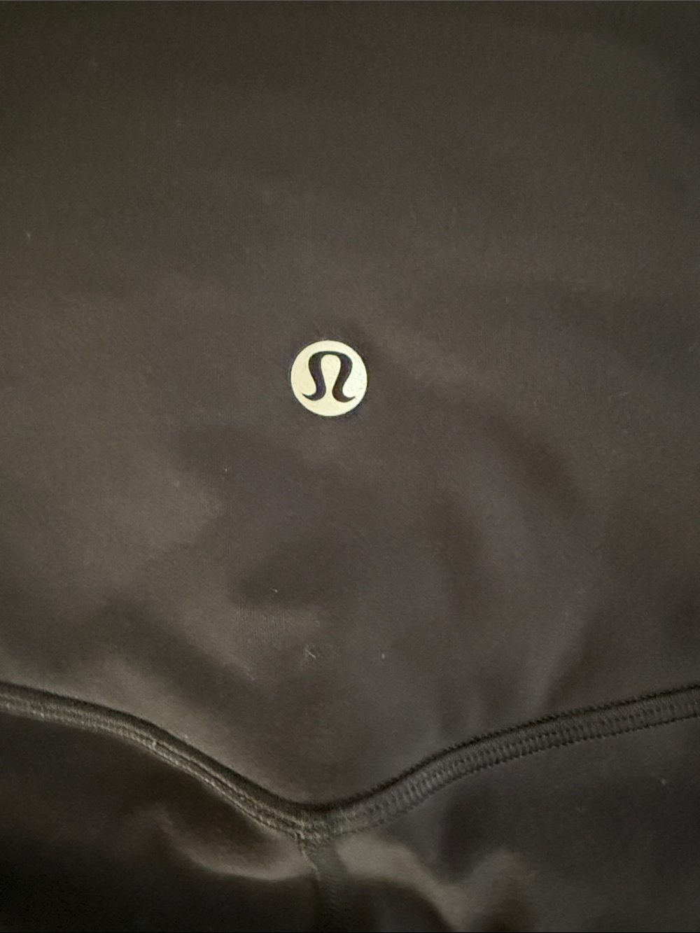 lululemon Align Black High-Rise Crop 23” Twist Waist/Ruched Ankle Sz 6 - Picture 5 of 11